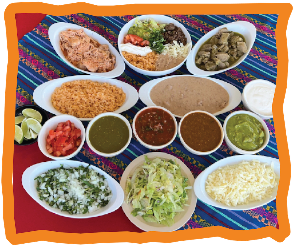 La Grullensa Mexican Restaurant Catering - Build Your Own Bowl - San Jose California