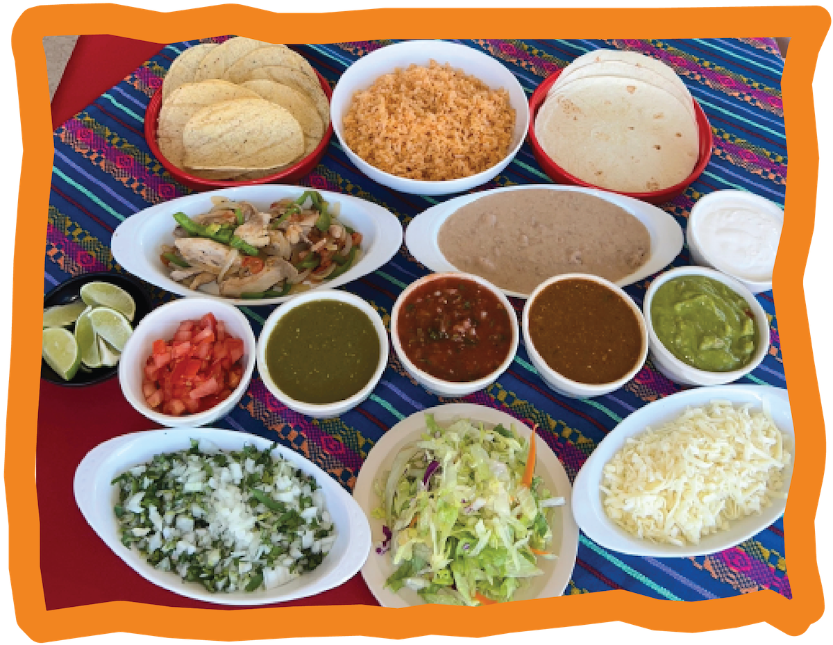 La Grullensa Mexican Restaurant Catering - Fajitas Station - San Jose California
